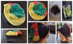 Muts in reggae kleuren, Funky Fish, ca. 58 cm, Muts, Funky Fish, Ophalen of Verzenden, Zo goed als nieuw
