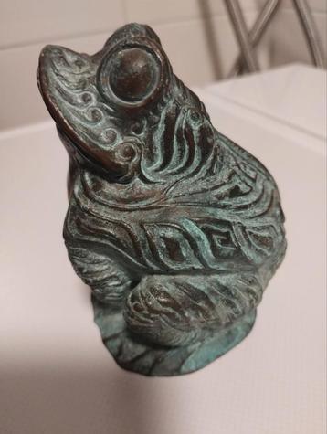 Antiek Japans bronzen kikker beschikbaar voor biedingen