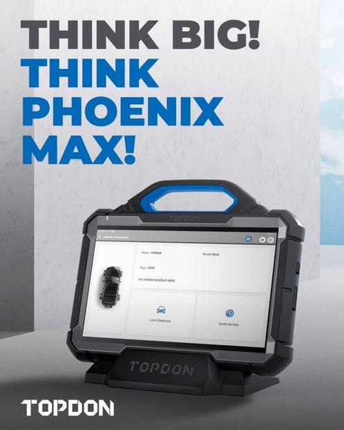 Topdon Phoenix MAX Beste Uitleesapparaat j2534 Pass thru obd, Auto diversen, Autogereedschap, Nieuw, Ophalen of Verzenden