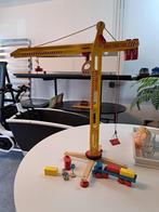 Vilac houten hijskraan met magneet vrachtwagen poppetje, Ophalen of Verzenden, Gebruikt