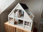Houten poppenhuis gepimpt met Pip Studio behang, Ophalen, Gebruikt, Poppenhuis