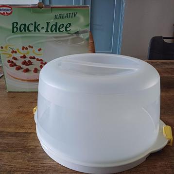 Koelbox, serveerschaal, taartplateau, taart, Dr. Oetker beschikbaar voor biedingen