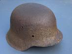 Duitse M42 helm bodemvondst, Verzamelen, Duitsland, Ophalen of Verzenden, Helm of Baret, Landmacht