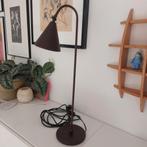 Vintage lamp bruin tafel lamp, Ophalen of Verzenden, Gebruikt, Metaal, 50 tot 75 cm
