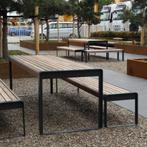 Cortenstaal tuintafel, tuinbank, picknickset, picknicktafel, Tuin en Terras, Picknicktafels, Ophalen of Verzenden, Nieuw, Rechthoekig