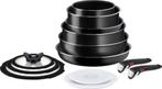 Tefal Ingenio Easy Cook & Clean Pannenset - 13-delig - Niet, Gebruikt, Salesnl@groupeseb.com, Keramische plaat, Aluminium
