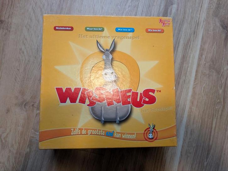 Wisneus - Het ultieme vragenspel!, Hobby en Vrije tijd, Gezelschapsspellen | Bordspellen, Gebruikt, Drie of vier spelers, Vijf spelers of meer