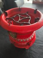 Vintage rode petroleumkachel, Antiek en Kunst, Ophalen of Verzenden