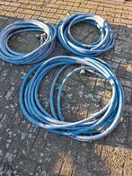 3x Slang met Spuitstuk - 60 Meter, Ophalen, Gebruikt, Tuinslang