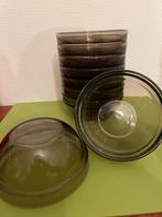 Arcoroc rookglazen schaaltjes - 9 stuks, Ophalen of Verzenden