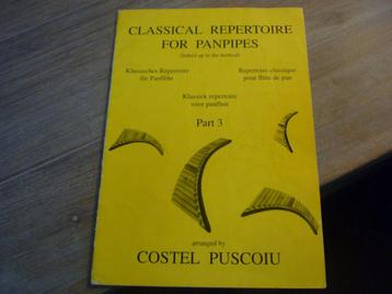 Costel puscoiu: classical repertoire for panpipes - part 3 beschikbaar voor biedingen