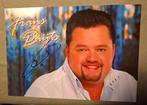 Fotokaart met handtekening zanger Frans Duijts, Ophalen, Zo goed als nieuw, Foto of Kaart, Gesigneerd