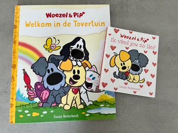 2 boekjes van woezel en pip beschikbaar voor biedingen