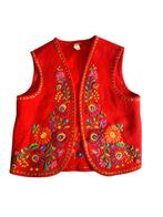 Tiroler vintage kindervestje bolero maat 128, Kinderen en Baby's, Carnavalskleding en Verkleedspullen, Ophalen of Verzenden, Zo goed als nieuw