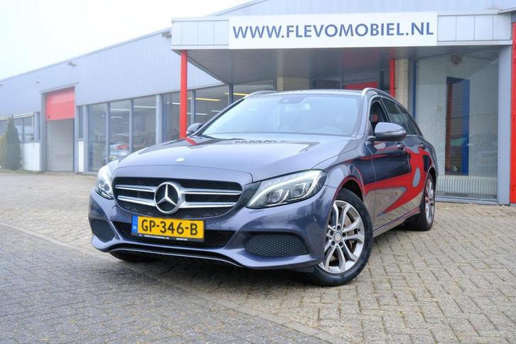 Mercedes-Benz C-klasse Estate 350 e Lease Edition Aut. Half, Auto's, Mercedes-Benz, Bedrijf, Te koop, C-Klasse, ABS, Achteruitrijcamera