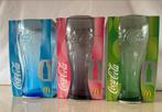 Coca-Cola Glazen McDonald's 2007 - Set van 3, Verzamelen, Ophalen of Verzenden, Zo goed als nieuw, Bierglas