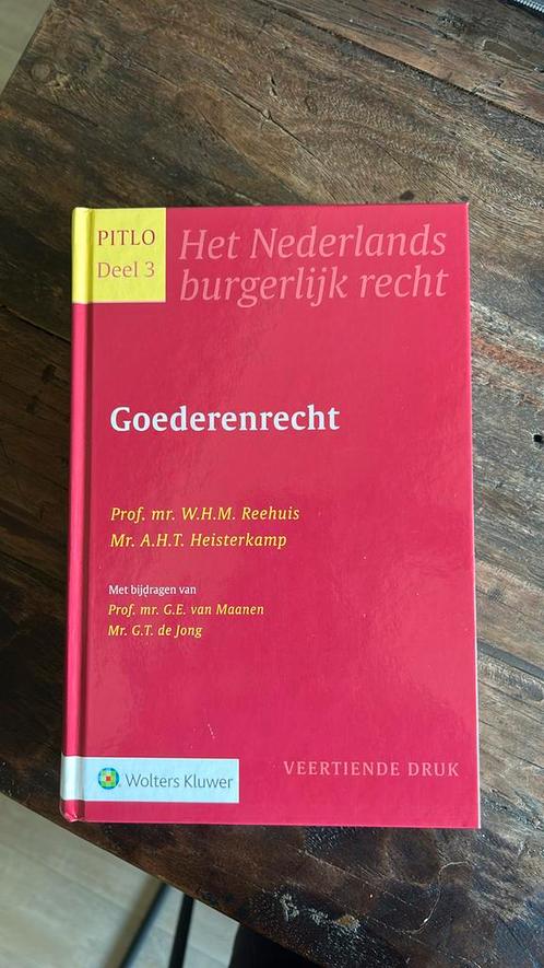 Pitlo 3 - Goederenrecht 14e druk, Boeken, Wetenschap, Gelezen, Ophalen of Verzenden
