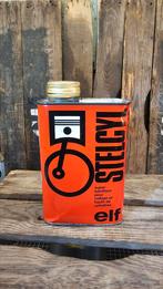 Elf olieblik 1 liter  (caltex), Verzamelen, Merken en Reclamevoorwerpen, Ophalen of Verzenden, Zo goed als nieuw