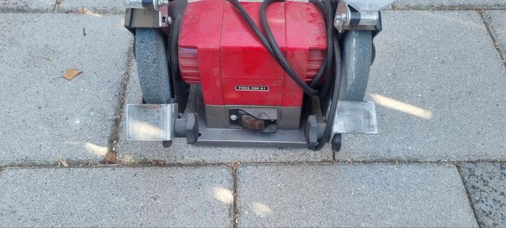 Parkside PDOS 200 A1 Werkbankslijpmachine, Doe-het-zelf en Verbouw, Gereedschap | Slijpmachines, Gebruikt, Werkbankslijpmachine
