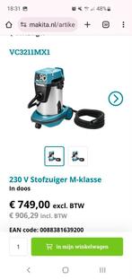Makita stofzuiger, Witgoed en Apparatuur, Stofzuigers, Ophalen of Verzenden, Zo goed als nieuw