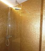 Glasmozaïek Billionaire Gold 300x300x6mm -23mmx23mm, Verzenden, Nieuw, Minder dan 20 cm, Minder dan 20 cm