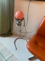 Vintage ikea RY chroom en glas bijzettafeltje, Minder dan 55 cm, Rond, Ophalen, 45 tot 60 cm