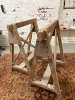 Houten Schragen - Set van 2, Ophalen of Verzenden, Gebruikt, Overige typen, Minder dan 2 meter