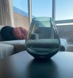 Glazen donkerblauwe vaas, Ophalen, Blauw, Minder dan 50 cm, Glas