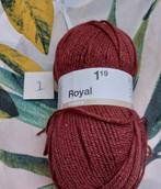 1 bol wol bruin/terracotta (Royal), Ophalen of Verzenden, Nieuw, Breien of Haken, Wol of Garen