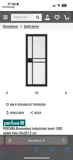 Binnendeur industrieel zwart, Doe-het-zelf en Verbouw, Ophalen, Nieuw, Binnendeur, 200 tot 215 cm