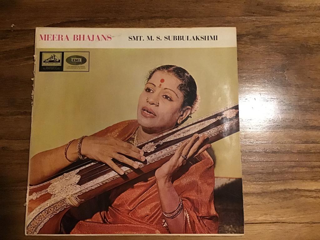 Meera Bhajans. Smt.m.s.subbulakshmi. Lp, Cd's en Dvd's, Ophalen of Verzenden, Gebruikt, 12 inch, Aziatisch