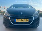 Peugeot 208 1.2 VTI 60KW/82PK 5-D 2016 Zwart / NAVI / NAP***, Voorwielaandrijving, USB, Stof, Zwart