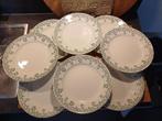 Brocante antieke Franse borden decor Henriette groen, Verzenden