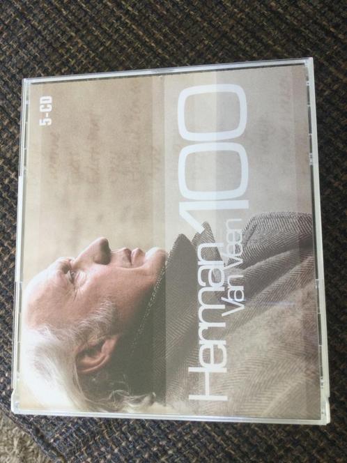 Herman van Veen 100, 5 cd’tjes, Cd's en Dvd's, Cd's | Nederlandstalig, Gebruikt, Levenslied of Smartlap, Ophalen of Verzenden