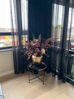 Vitrage Violet Zwart diverse breedtes, Ophalen, Zo goed als nieuw, Zwart, 200 cm of meer