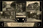 Groeten uit Santpoort, Ophalen of Verzenden, Voor 1920, Gelopen, Noord-Holland