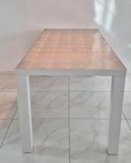 witte hoogglans eettafel, Ophalen