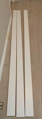 3 stks Mdf muurplint wit, Ophalen, Nieuw, Mdf, 200 tot 250 cm