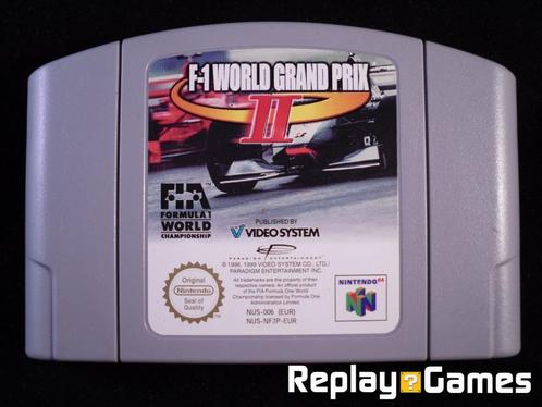 F-1 World Grand Prix II 2 - N64, Spelcomputers en Games, Games | Nintendo 64, Gebruikt, Racen en Vliegen, 1 speler, Vanaf 3 jaar