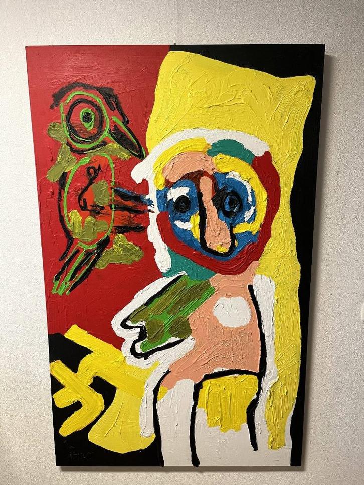 Menno Baars | Nothing Sparring People, Antiek en Kunst, Kunst | Schilderijen | Modern, Ophalen