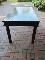 Klassieke donker eiken eettafel, Huis en Inrichting, Tafels | Eettafels, Ophalen, Gebruikt, Klassiek, Eikenhout