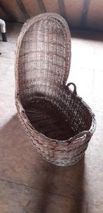 Grote rieten wieg., Ophalen, Gebruikt, Mand, Riet