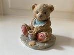 Cherished teddies Benji bijtje op neus honingpot, Ophalen of Verzenden, Zo goed als nieuw, Beeldje, Cherished Teddies