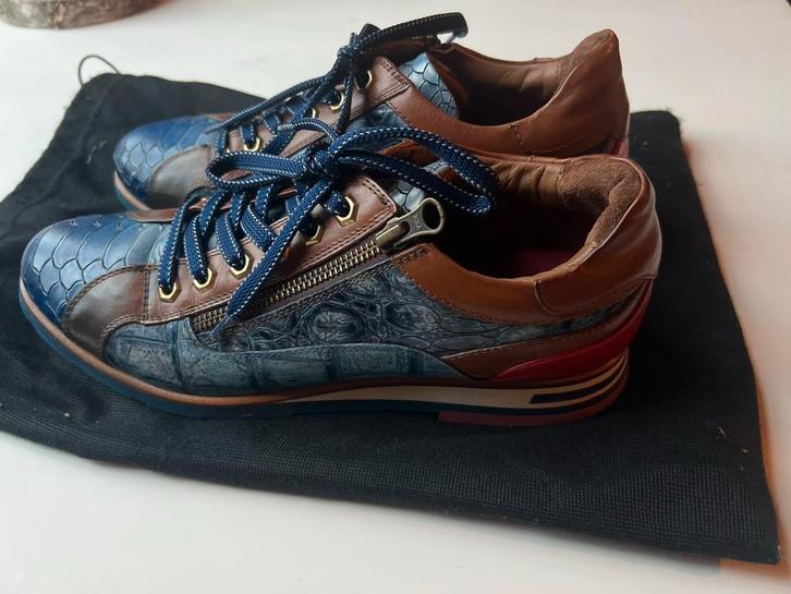 Lorenzi Italiaanse Schoenen - Maat 40, Kleding | Heren, Schoenen, Zo goed als nieuw, Veterschoenen, Bruin, Ophalen of Verzenden