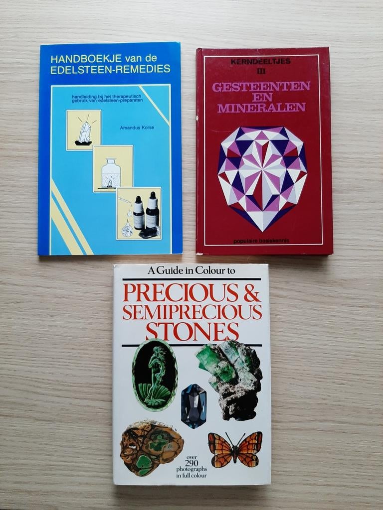 Edelstenen en Spiritualiteit Boeken - Set van 3, Gelezen, Achtergrond en Informatie, Diverse, Spiritualiteit algemeen