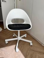 Bureaustoel LOBERGET / MALSKÄR, Huis en Inrichting, Bureaustoelen, Ophalen, Zo goed als nieuw, Wit, Bureaustoel