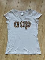 Wit shirt met tekst aap maat M, Maat 38/40 (M), Wit, Ophalen of Verzenden, Zo goed als nieuw