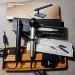 2 Vintage Sony en Philips microfoons in originele doosjes, Ophalen, Gebruikt, Overige typen