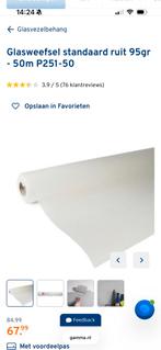 Glasweefselbehang - 10m2, Huis en Inrichting, Ophalen, Minder dan 10 m², Wit