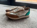 Bruine Sneakers met Zilver en Groen, Ophalen of Verzenden, Gedragen, Bruin, Sneakers of Gympen